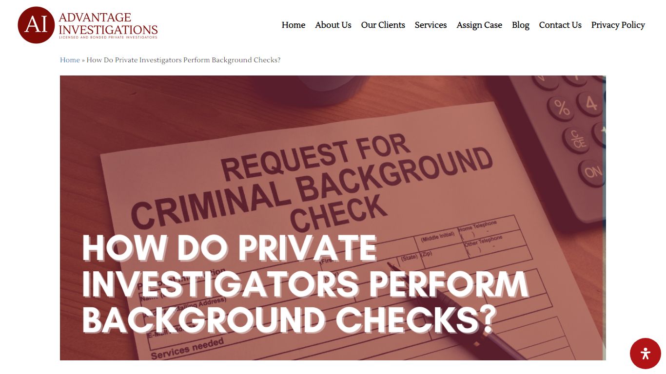How Do Private Investigators Perform Background Checks?